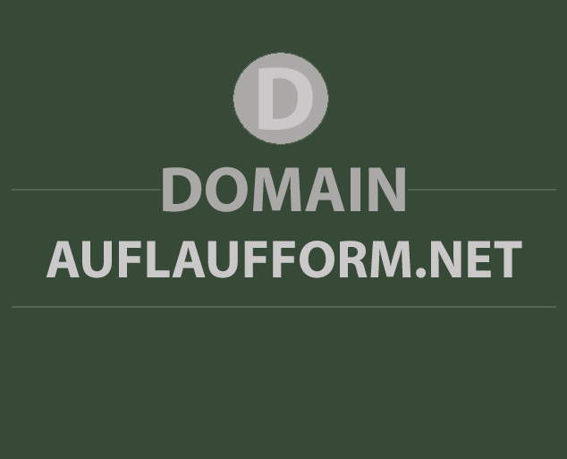 AUFLAUFFORM.net